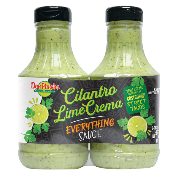 Don Pancho Cilantro Lime Crema, 16 fl oz, 2-count