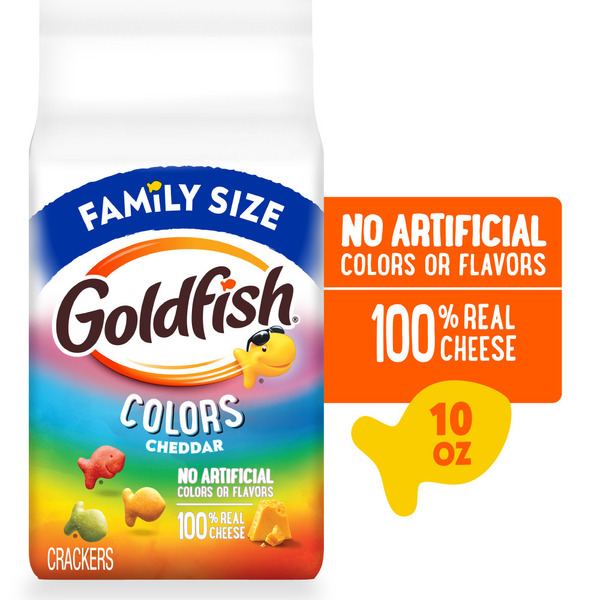 Pepperidge Farm Goldfish Colors Cheddar Baked Snack Crackers