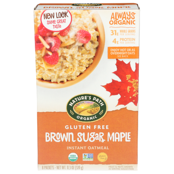 Nature's Path Gluten Free Brown Sugar Maple Oatmeal