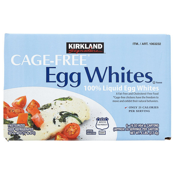 Cage Free Egg Whites, 6 x 16 oz