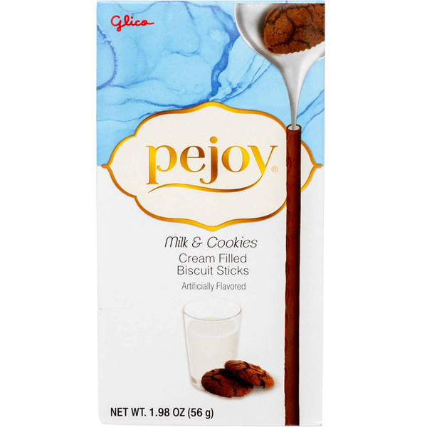 Glico PEJOY Milk & Cookies Cream Filled Biscuit Sticks