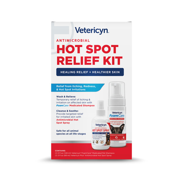 Vetericyn Antimicrobial Hot Spot Relief Kit