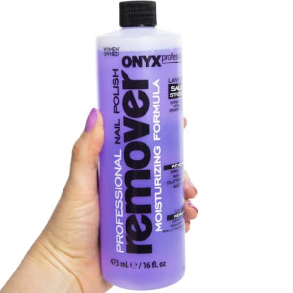 Onyx Professional Lavender Moisturizing Formula Nail Polish Remover