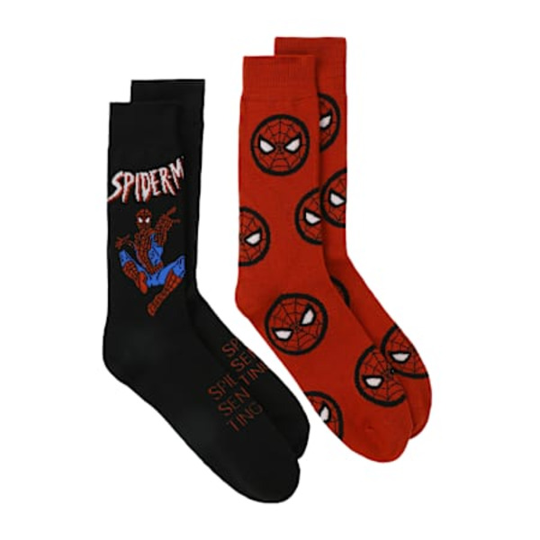Marvel Young Men's Spider-Man Crew Socks