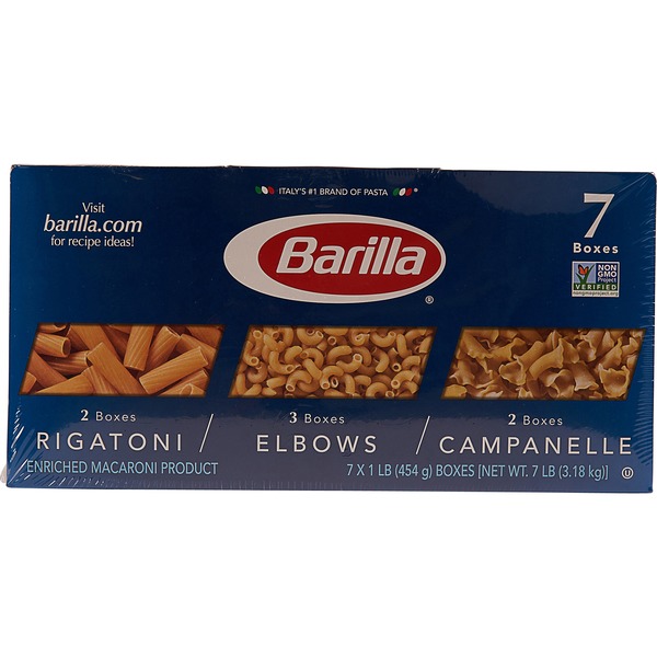 Barilla Rigatoni Elbows Campanelle Pasta Variety Pack (1 lb) from Costco Instacart