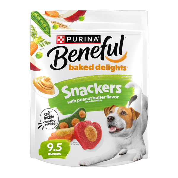 Purina Beneful Produced in USA Facilities Dog Training Treat For Dogs, Baked Delights Snackers