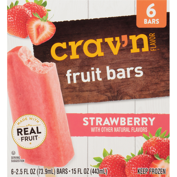 Crav'n Flavor Fruit Bars, Strawberry Same-Day Delivery or Pickup