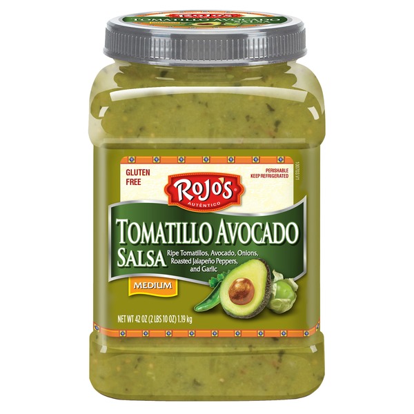 Rojo's FireRoasted Tomatillo Avocado Salsa (42 oz) from Costco Instacart