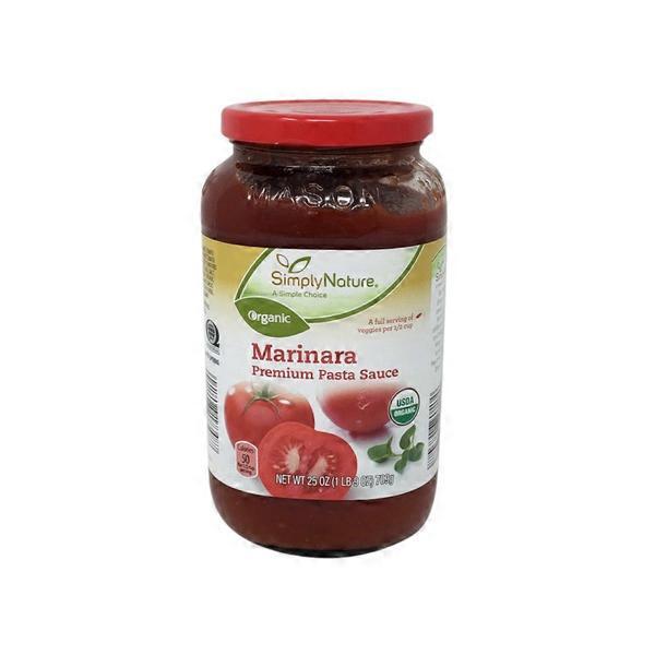 Simply Nature Organic Marinara Pasta Sauce (24 oz) from ALDI Instacart