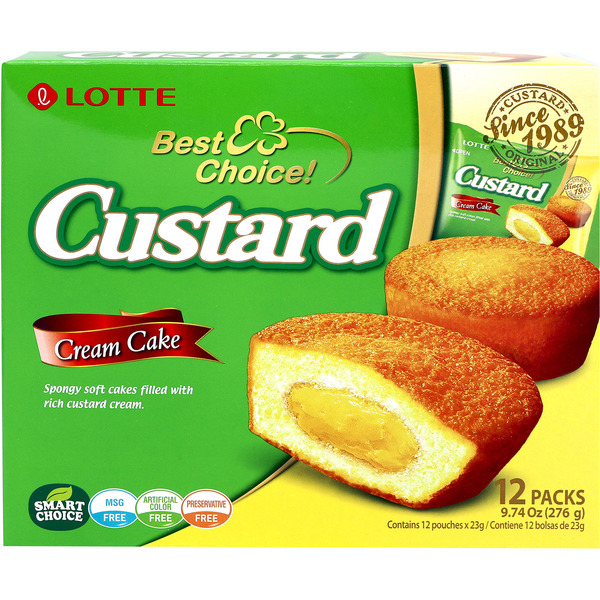 Lotte Custard Cake Multi Pack
