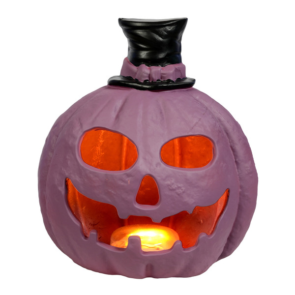 Haunted Living 11.85-in Tabletop Lighted Jack-o-lantern Door decoration