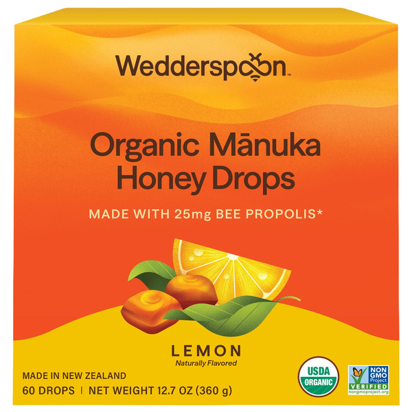 Organic Manuka Honey Lemon Drops