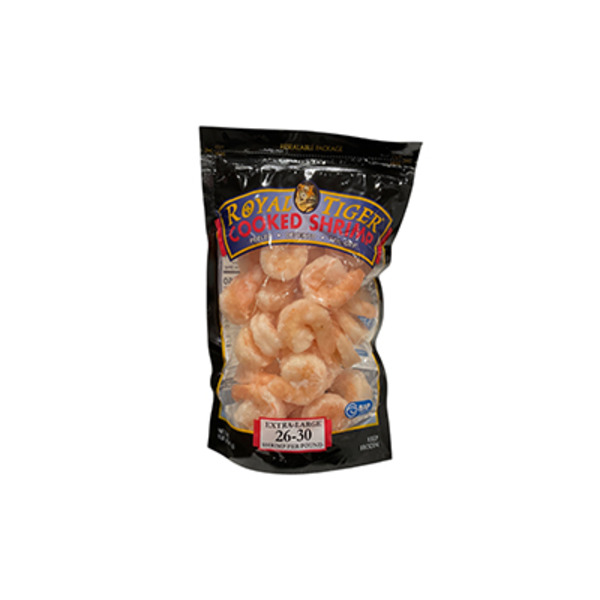 Royal Tiger Great American Seafood 26/30 Cooked Shrimp