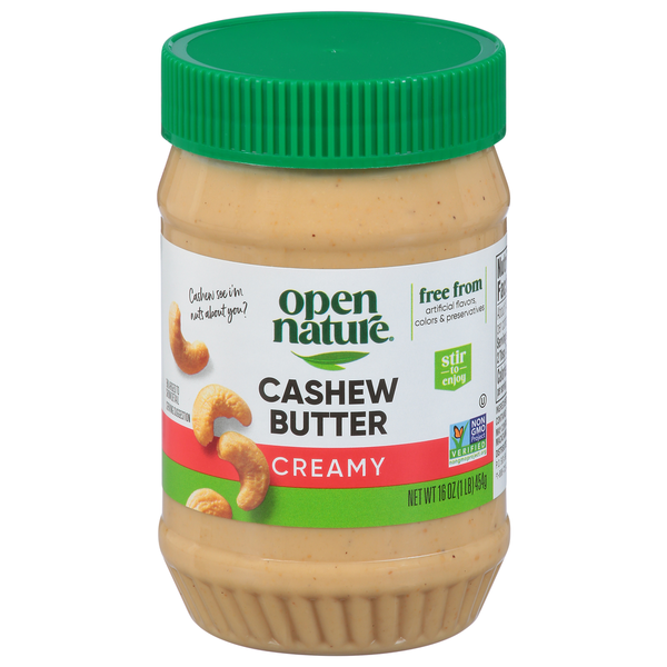 Open Nature Cashew Butter, Creamy