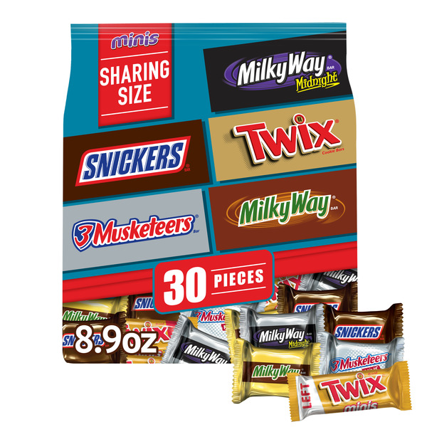 Publix Snickers, Twix, 3 Musketeers & Milky Way Variety Pack Milk