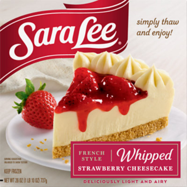 Sara Lee Whipped French Style Strawberry Cheesecake