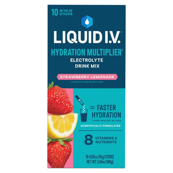 Liquid I.V. Electrolyte Drink Mix, Strawberry Lemonade Same-Day