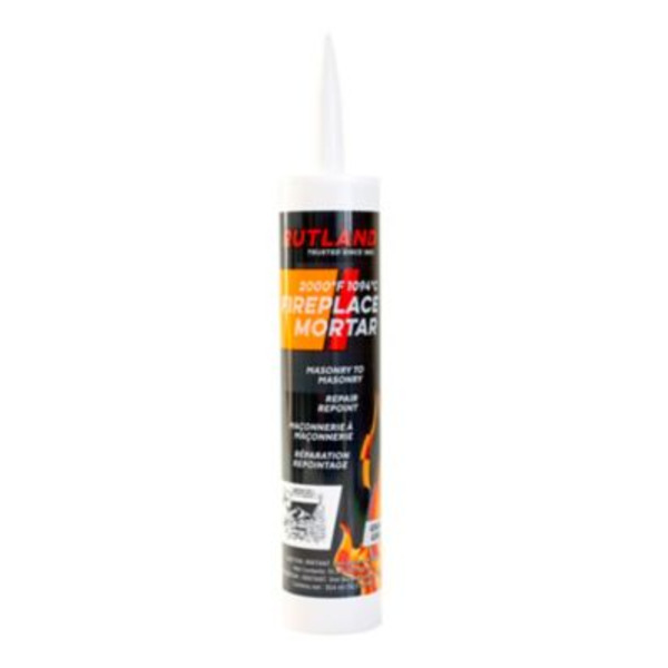 Rutland Fireplace Mortar, Gray, 10.3 oz. Cartridge