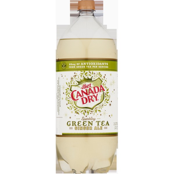 Canada Dry Ginger Ale, Sparkling Green Tea, Diet (2 L) from Safeway