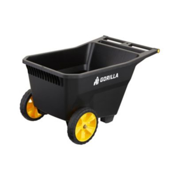 Gorilla Carts 10 cu. ft. Poly Yard Cart, GCY-100