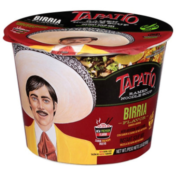 Tapatio Hot Birria Flavor Ramen Noodle Soup