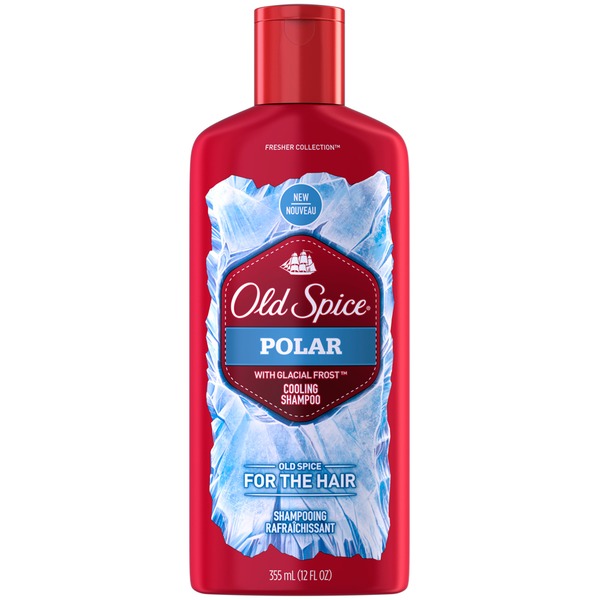 Old Spice Polar Cooling Shampoo 12 Fl Oz Male Hair Care 12 Fl Oz