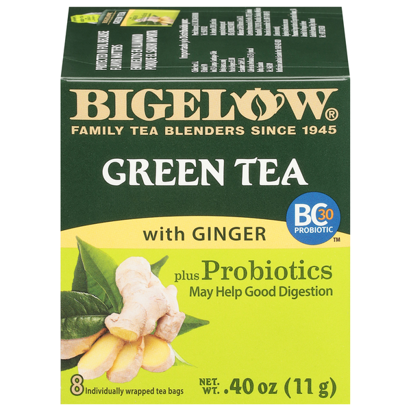 Bigelow Bags Plus Probiotic Green Tea