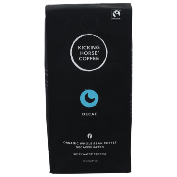 Kicking Horse Organic Decaffeinated Whole Bean Coffee Beans
