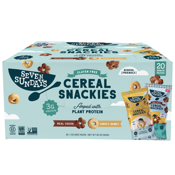 【7袋set】❣️新品未開封❣️炭クレンズ生酵素★今がオススメバーゲンSALE★ Seven Sundays Cereal Snackies, 1 oz, 20-count Same-Day Delivery
