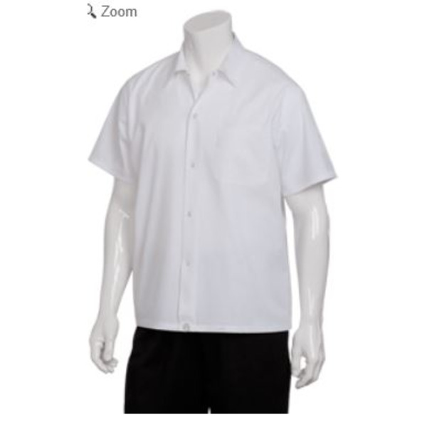 Chef Works - White Utility Shirt Size Small