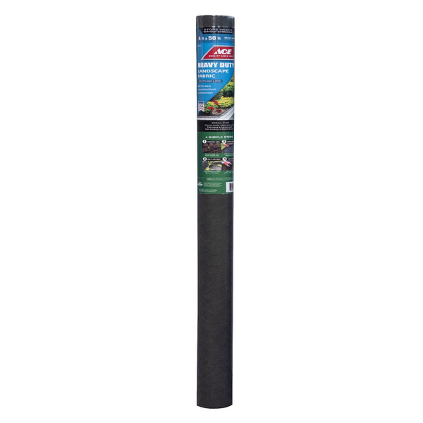 ACE Heavy Duty Landscape Fabric, 4 ft x 50 ft