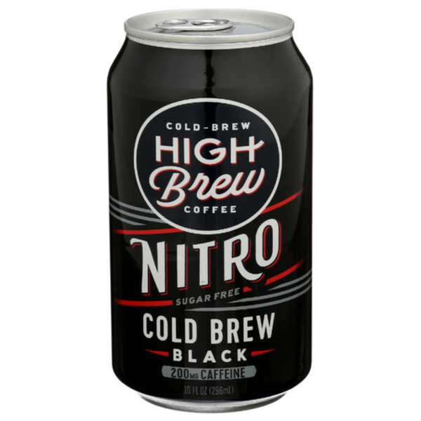 High Brew Black Nitro Cold Brew Coffee