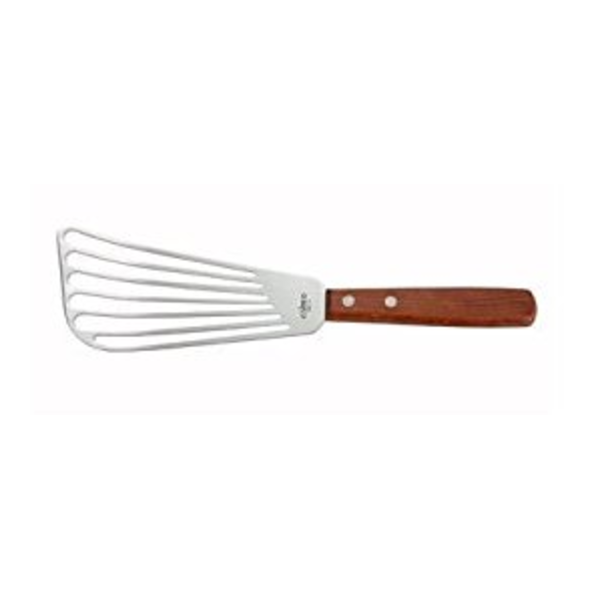 Winco - Fish Spatula, Wooden Handle, 6-3/4" x 3-1/4" Blade - 1 Ct.