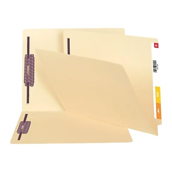 Smead 34118 Letter Size Manila Reinforced End Tab Classification Folder