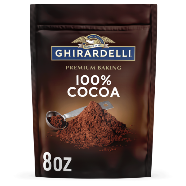Ghirardelli Premium Baking Cocoa 100% Unsweetened Cocoa Powder, 8