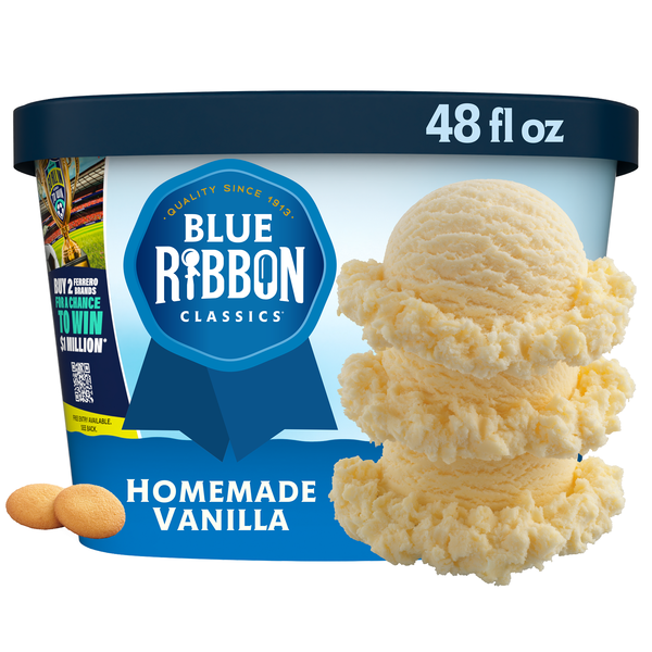 Blue Ribbon Classics Homemade Vanilla Frozen Dessert, 48 fl oz