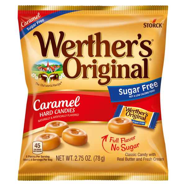 Werther's Original Sugar Free Hard Caramel Candy Same-Day Delivery
