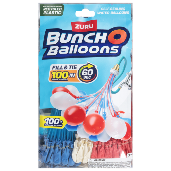 Bunch O Balloons Water Balloons, Self-Sealing, 3+ Same-Day