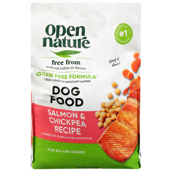 Open Nature All Life Stages Complete & Balanced Nutrition Salmon & Chickpea Recipe Dog Food