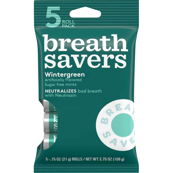 Breath Savers Mints in Wintergreen Flavor (Roll ), 3.75 (3.75 oz) from