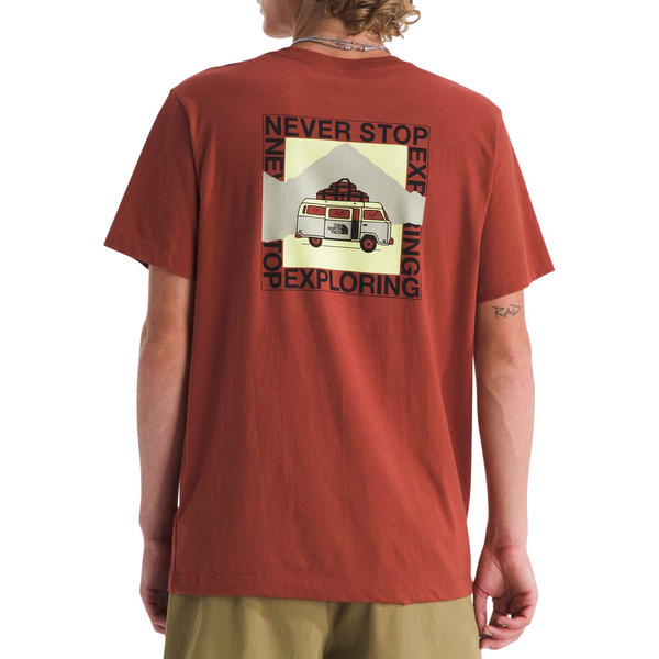 The North Face Men's Escape The City Short Sleeve T-Shirt, XL - Iron Clay