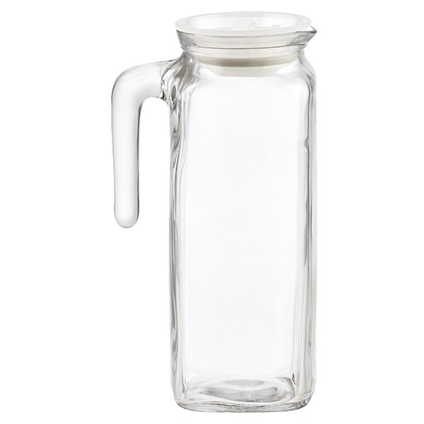 Bormioli Rocco 34-Ounce Glass Refrigerator Pitcher - 3-1/4" x 4-1/4" x 9" h