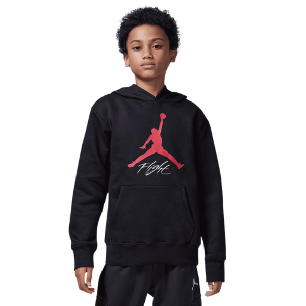 Nike Big Boys' Long Sleeve Baseline Pullover Hoodie, Medium - 023 Black