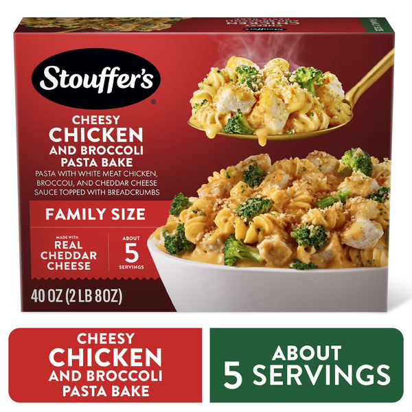 Stouffer's Cheesy Chicken And Broccoli Pasta Bake Family Size Easy