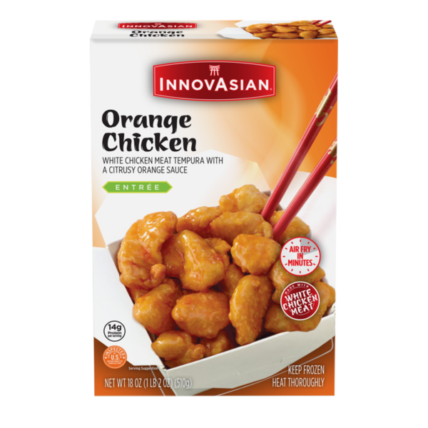 InnovAsian Orange Chicken, Frozen Multi-Serve Entrée Same-Day