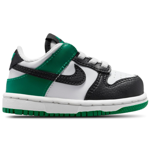 Nike Boys' Dunk Low RP BTE Toddler Shoe, Size 6 - Off White/Black/Malachite