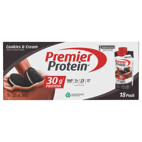 Premier Protein High-Protein Cookies & Cream Shake Same-Day Delivery ...