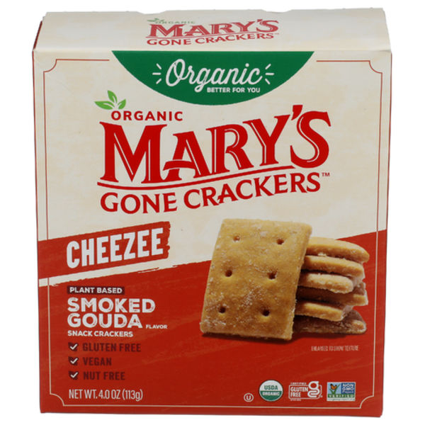 Mary's Gone Crackers Organic Smoked Gouda Cheezee Crackers