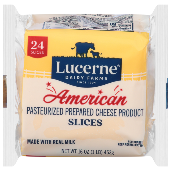 Lucerne Cheese Slices, American