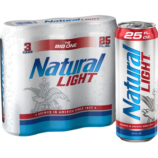 Natural Light Beer Cans (25 fl oz) Instacart